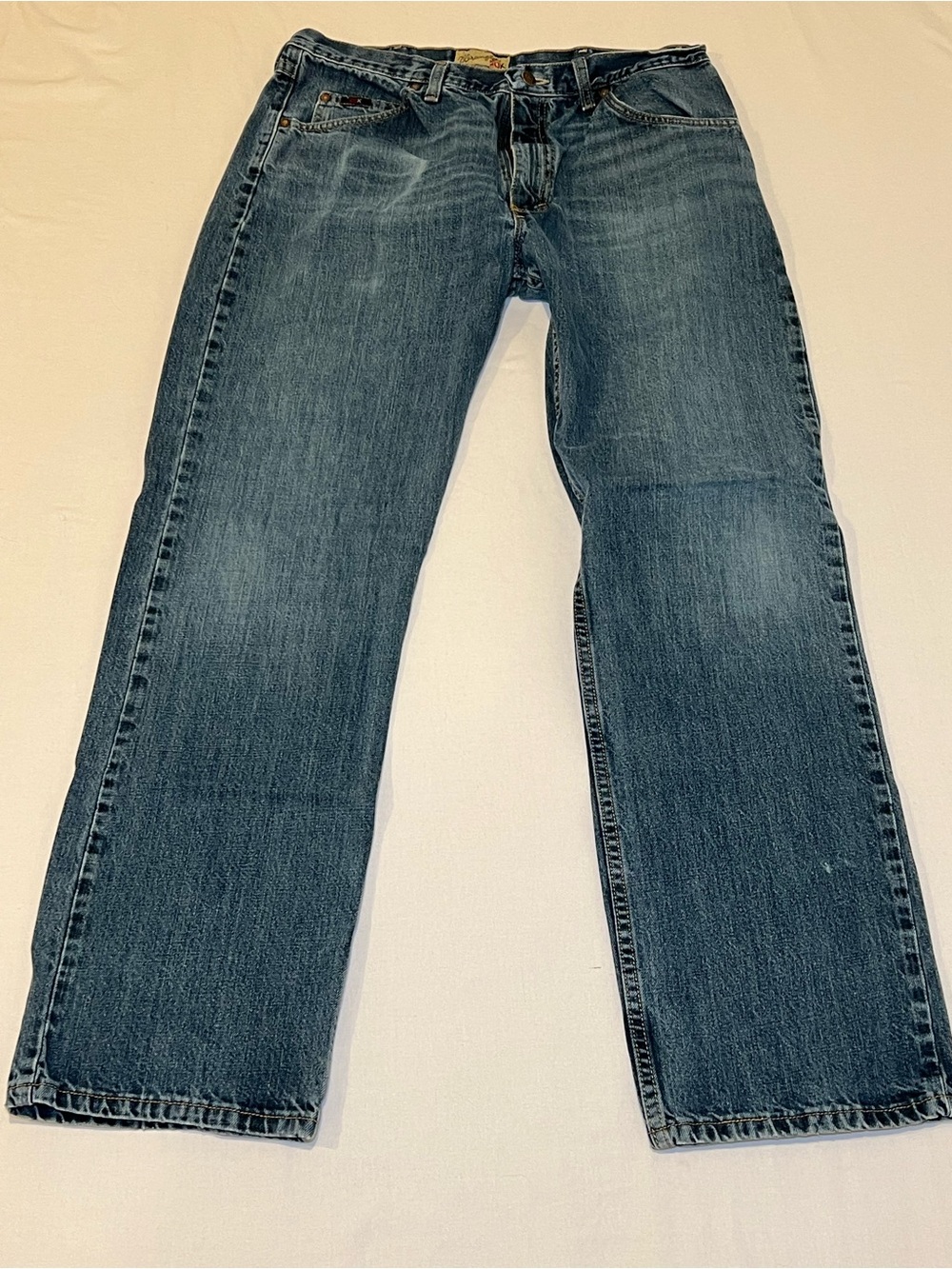 Wrangler 20X Style 01 Jeans Men’s 34x32 Relaxed Western Cowboy Blue Denim